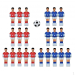 Resin Foosball Table Mehed Lauaplaadid poisid Meeste Jalgpallimudel pallim&auml;nguga Sisesport Style 3