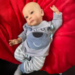 60 cm Reborn Baby Doll Hulexy k&auml;sitsi maalitud 3D nahale n&auml;htavad veenid nukum&auml;nguasi lastele j&otilde;ulukink 60cm Cloth Body doll