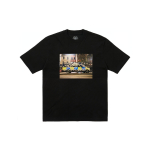 Palace S&uuml;gis-Talvine Kollektsioon 10 Jalaj&auml;ljega T-s&auml;rk Vintage Ameerika Auto Logoga Unisex Topp Must P25TS315 L