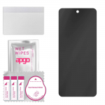 apgo Privacy Matte Hybrid protective glass compatible with Tecno Camon 17P, flexible nano glass, great replacement for tempered glass, scratch-resista