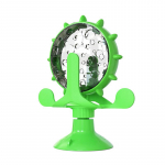 Interaktiivne maiuspala lekkiv m&auml;nguasi kassidele v&auml;ikestele koertele Aeglase s&ouml;&ouml;tja jaotur kutsikas, naljakas p&ouml;&ouml;ratav ratas, t&auml;iustada IQ-d kassipoegade tarvikud