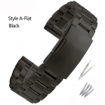 Kvaliteetne roostevabast terasest kellarihm Casio Tissot Seiko Citizeni metallist lameda/kumera otsaga rihmaga k&auml;ev&otilde;ru kella kett 20mm 22mm 24mm