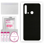 apgo Protective Skin Sticker for the back compatible with Huawei nova 5i, Wrap Film, Foil, Vinyl - Pattern Matrix