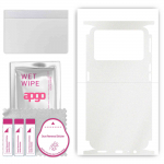 apgo Protective Skin Sticker for the back+sides compatible with Oppo K9 Pro 5G, Full Wrap Film, Foil, Vinyl - Pattern Matte Transparent