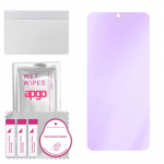 apgo Anti-Blue 9H Hybrid protective glass compatible with Infinix Smart 7 X6517, flexible nano glass, great replacement for tempered glass, scratch-re