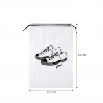 5/10 TK majapidamisjalatsite hoiukott Veekindel kaasaskantav reisi korduvkasutatav suletud j&auml;&auml;tunud tolmukindel l&auml;bipaistev kott Kingade korraldaja 5PCS