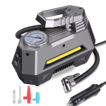 T&auml;iustatud 35L/min mini&otilde;hukompressori digitaalne/osutiekraan 120W suure v&otilde;imsusega t&auml;ispuhuja koos valgustusega, mis sobib igat t&uuml;&uuml;pi rehvidele Pointer hall v&auml;rv