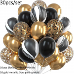 Kuumad, 30 tk lateksist dekoratiivsed &otilde;hupallid, s&uuml;nnip&auml;evapeo pulmakaunistuseks, litritega konfettide &otilde;hupallid kuld