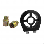 Oil Pressure Adapter Sandwich Plate Sturdy Easy to Use Practical Wear Resistant Replacement punane