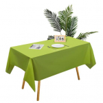 &Uuml;hekordne laudlina PE materjal Paks ristk&uuml;likukujuline laudlina Lihtsalt kasutatav &uuml;hev&auml;rviline lauakate S&uuml;nnip&auml;evapeo kaunistus A roheline