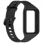 Silikoon&uuml;mbris + rihm Samsung Galaxy Fit3 asendusk&auml;ev&otilde;ru k&auml;ev&otilde;ru rihmaga integreeritud rihm Samsung Fit 3 jaoks For Galaxy Fit3 fluorestseeruv roheline v&auml;rv