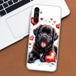 Armas Puppy Heart Dogs telefoni&uuml;mbris Samsung Galaxy A55 A54 A53 A52 A15 A14 A13 A12 A35 A34 A33 A32 A25 A24 A23 A22 A04S A03S jaoks Samsung A15
