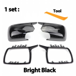 2024. aasta uus M Look peeglikaaned BMW X3 X 3 E83 2003-2010 tagavaatepeegli korpuse asenduskaas helemust koos t&ouml;&ouml;riistaga Bright Black