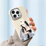 &Uuml;hev&auml;rviline h&otilde;bedase servaga objektiiv Rasvane korpus Pehme TPU vedel silikoonkate P&otilde;rutuskindel telefoni&uuml;mbris Huawei Honor iPhone Infinix Tecno Vivo jaoks iPhone SE 2022 valge