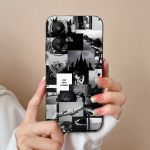 Uus koomiksimustriga kate Xiaomi Redmi 12 13 13C K60 Ultra K70 Note 13 Pro Bumper Anti Drop Liquid Pehme Silikoonist Pretty Phone Case Shell jaoks Redmi jaoks Redmi Note 13 Pro 4G