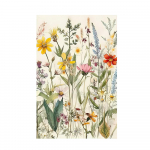 Akvarell Metslillede lilleplakat V&auml;rvikad lilleprindid Boho kunstil&otilde;uendimaal Minimalistlik kaasaegne seinapilt Magamistoa sisustus 50x75cm