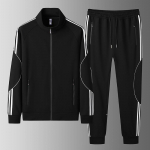 Spordikomplekt Meeste Kevad-S&uuml;gis Kampsun Jooksu Vabaaja Spordi Paar Kaheosaline Komplekt 6XL