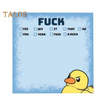 Pardimustriga kleepm&auml;rkmed 50 lehte Kergesti rebitavad Sile kirjutamine L&otilde;bus disain V&auml;rvilised loomamemopad Kontoritarbed sinine