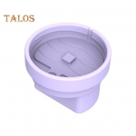 Silikoonist j&auml;&auml;tisetops 40 untsi trumli jaoks Korduvkasutatav uuenduslik j&auml;&auml;tisekauss Premium silikoonist konteiner m&auml;ngufilmide ja reiside jaoks A roheline