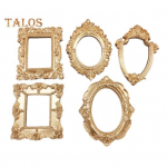 5 tk/komplekt Vintage fotoraam Pildikunst Maalimine Plakati Kuvaraam Kodukontor Magamistuba Seinale riputatav vaigust fotohoidik set