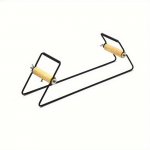 1 tk roostevabast terasest kudumismaterjalide komplektid puidust k&auml;epidemega kudumismasin K&auml;sitsi valmistatud kudumist&ouml;&ouml;riistad ehete k&auml;ev&otilde;rude jaoks must