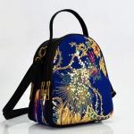 Tikitud Crossbody kott naistele Moodne kandiline kott Moodne &otilde;lakott Vintage Lady K&auml;ekott Lukk K&auml;ekott 19x11x22cm sinine