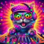 5D Teemantmaaling Loomade Esport Kassi muster Mosaiik Inkrusteeritud Vesi Teemanttikandid V&auml;rviline maal M&auml;ngusaali kaunistus Full Round 20x20CM