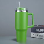 Roostevabast terasest termostops 40 untsi autotass v&auml;litingimustes &otilde;lgedest Ice Bully Cupi auto suure mahutavusega k&auml;epidemega tass 40oz punane