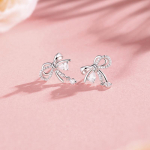 As&uuml;mmeetrilised kummardusk&otilde;rvar&otilde;ngad naiste suvised prantsuse lihtsad kerged luksuslikud ni&scaron;ikujundusega veetilgaga k&otilde;rvar&otilde;ngad