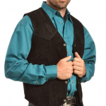 Meeste vest V-kaelusega varrukateta &uuml;herealine &uuml;hev&auml;rviline vest taskutega Slim Fit Cargo Vest igap&auml;evane kandmine S must