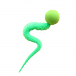 V&auml;rviline pallit&auml;ht, t&uuml;hi sabaga pall, Caterpillari lemmikloomatarbed, kassi lihvimine ja veeretamine One Size roheline