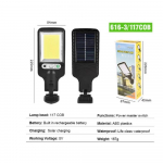 T&auml;iendage v&otilde;imsaid p&auml;ikeseenergia LED-tulesid liikumisanduriga p&auml;ikesevalgustiga veekindel p&auml;ikeseenergia aiavalgusti t&auml;nava&otilde;ue latern Suure heledusega LED-helmed 117COB