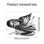 Halloweeni &otilde;udne naeratav kolju magamistuba elutuba kodu dekoratsioon seinakleebised 39*50CM/fun-f180