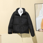 Naiste mood s&uuml;gis/talvine tepitud jope Naiste p&uuml;stine kaelatasku lukuga vabaaja &uuml;ler&otilde;ivad &uuml;hev&auml;rviline paks soe mantel L punane