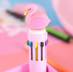 3 stiili 10 v&auml;rvi Kawaii pastapliiats Blue Flamingo