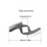 1 tk hakklihamasina plaat, v&otilde;rk, l&otilde;igatud hakklihamasina osade elemendid, asendada roostevabast terasest lihaauguplaat A-15 hexagonal hole blade