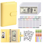 A6 PU lahtiste lehtedega s&uuml;learvuti kate Raha s&auml;&auml;stmine rahakotid DIY ajakirja p&auml;evakava plaanija kaas 6 r&otilde;ngask&ouml;itja s&uuml;learvuti kirjatarbed sinine