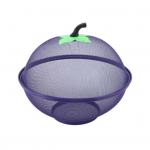 Puuviljakorv juurviljade kraanikauss Tugev metallist peenv&otilde;rgust kaasaskantav k&auml;epide, multifunktsionaalne laud, toidukate, telk, k&ouml;&ouml;gitarbed punane