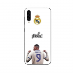 Coque Maniacase pour Samsung Galaxy A50 Kylian Mbappe Real Madrid 9 Hola