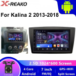 9-tolline Android-autoraadio Lada Kalina 2 2013-2018 Multimeedia Vediopleier GPS Navi MP5 BT DSP EQ Wifi 2Din Carplay 1GB+32GB carplay