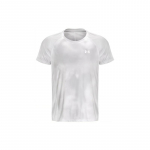 Under Armour Iso-Chill Seeria Tie-Dye Prindiga &Uuml;mmarguse Kaelusega L&uuml;hikeste Varrukatega T-s&auml;rk Meeste Topid Valge 1377882-100 3XL