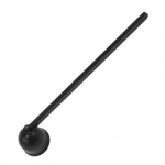 Pika k&auml;epidemega poleeritud roostevabast terasest teek&uuml;&uuml;nla tulekustuti k&uuml;&uuml;nlak&uuml;&uuml;nal, leegi nuusutaja k&uuml;&uuml;nlakorgi kustutamine k&uuml;&uuml;nlatarvikud must