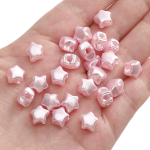 Akr&uuml;&uuml;l P&auml;rlmutter T&auml;ht Helmes Ripats DIY K&otilde;rvar&otilde;ngaste ja K&auml;ev&otilde;rude jaoks 9x8mm, hole diameter about 2.5mm, 10 pieces/pack valge