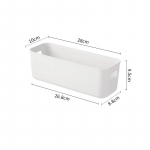 Lauaarvutid M&auml;nguasjade hoiustamiskorv Korv Kosmeetika Riided Plastikust hoiukarp konteiner K&ouml;&ouml;k Vannitoatarbed Korraldaja