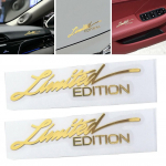 Gold Car Emblem Sticker Stylish Vehicle 1.8*7.5Cm 3D