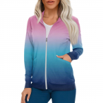 Naiste pikkade varrukatega mustriga tasku t&ouml;&ouml;tav p&uuml;stkrae &Uuml;herealine kaitsekombinesoon kardigan jakk top L armee roheline v&auml;rv