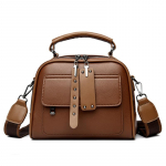 Luksuslik retrostiilis naiste k&auml;ekotid, &uuml;hev&auml;rvilised PU-nahast k&auml;ekott Mood vaba aeg reisimine &otilde;lakotid t&uuml;drukud, kott