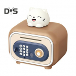 Laste hoiup&otilde;rsas m&auml;nguasi elektrooniline sularaha m&uuml;ntide s&auml;&auml;stukarp S&otilde;rmej&auml;ljega avamine sularahaautomaadi stiilis, suure mahutavusega l&otilde;bus rahakast poistele, 6&ndash;12-aastastele t&uuml;drukutele Cat