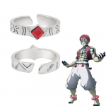 Anime Demon Slayer S&otilde;rmus Kimetsu No Yaiba Kamado Tanjirou Inspireeritud Reguleeritav S&otilde;rmus F&auml;nnidele Cosplay Rekvisiidid Ehted Kingitus