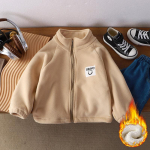 Laste talvine polsterdatud paksendatud jope puuvillane jope keskmistele ja suurtele lastele soe puuvillane jope poistele ja t&uuml;drukutele talvine jope 80cm